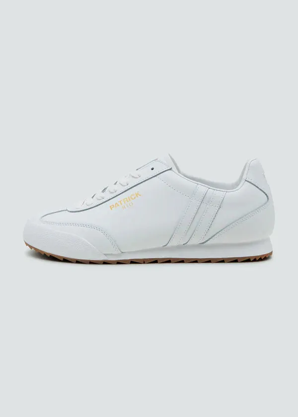 Patrick Rio Leather Trainers White/White - 1511