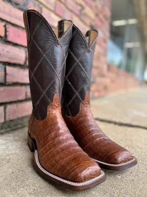 PATTON'S ANDERSON BEAN EXCLUSIVE "THE HARVEY" POST OAK CAIMAN BELLY