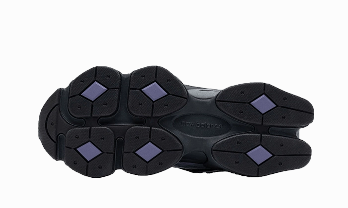 9060 Violet Noir Velcro straps Tidy look