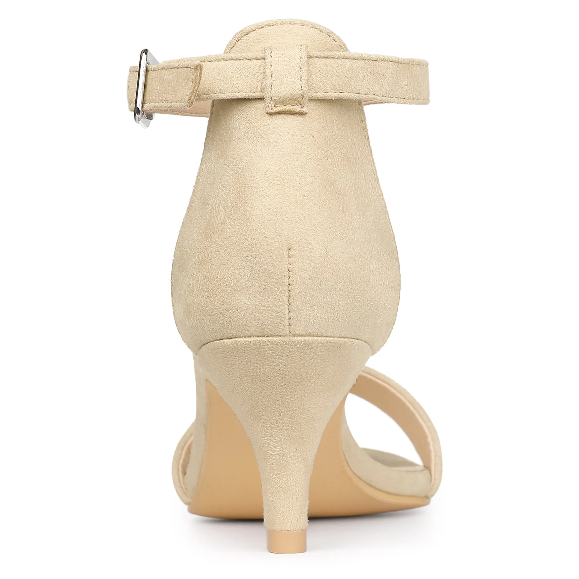 Perphy Open Toe Ankle Strap Kitten Heels Sandals