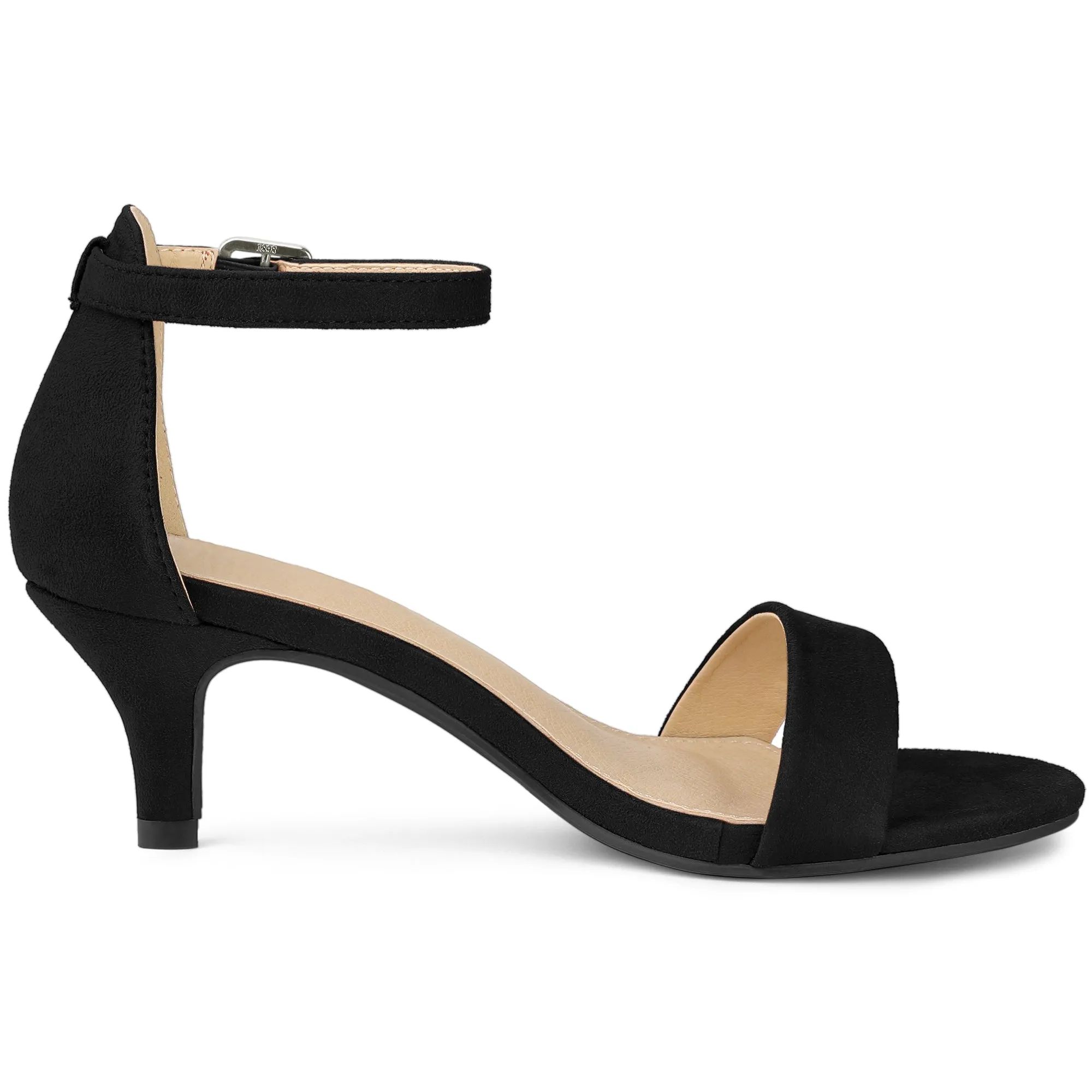 Perphy Open Toe Ankle Strap Kitten Heels Sandals