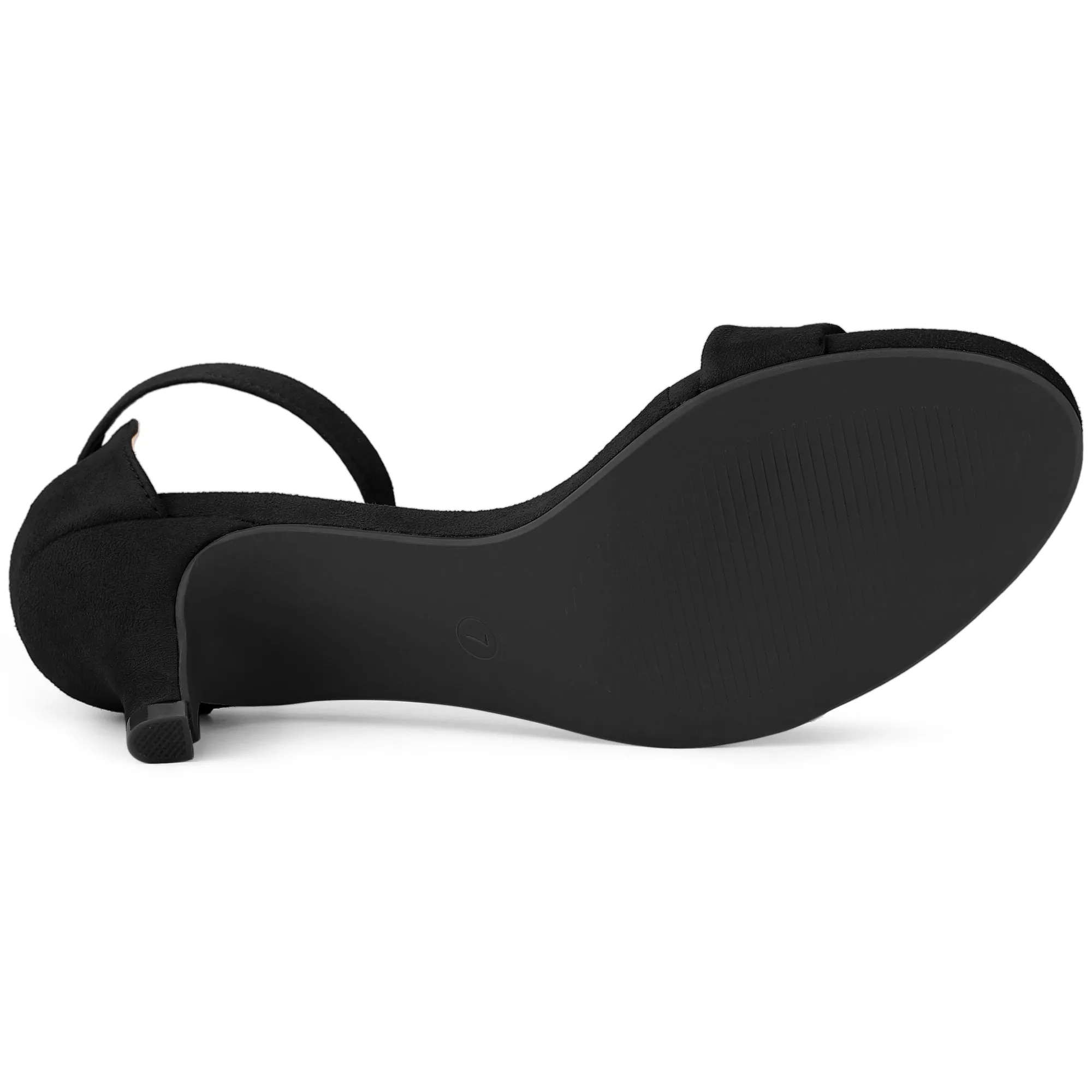 Perphy Open Toe Ankle Strap Kitten Heels Sandals