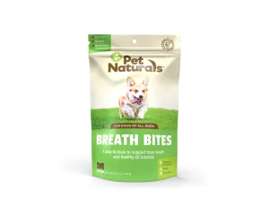 Pet Naturals Breath Bites Dog Supplement All Sizes