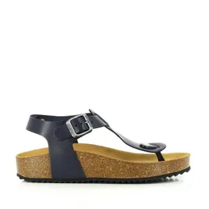 Plakton 341676 Navy Slingback Thong Sandals