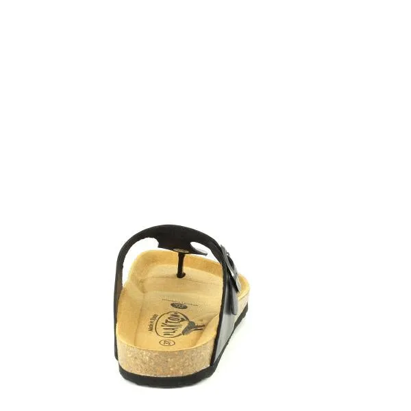 Plakton 675081 Black Thong Sandals