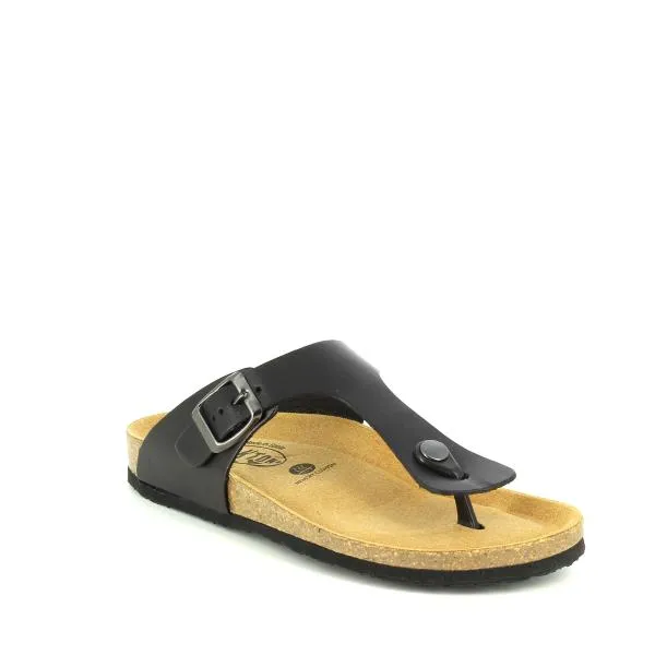 Plakton 675081 Black Thong Sandals