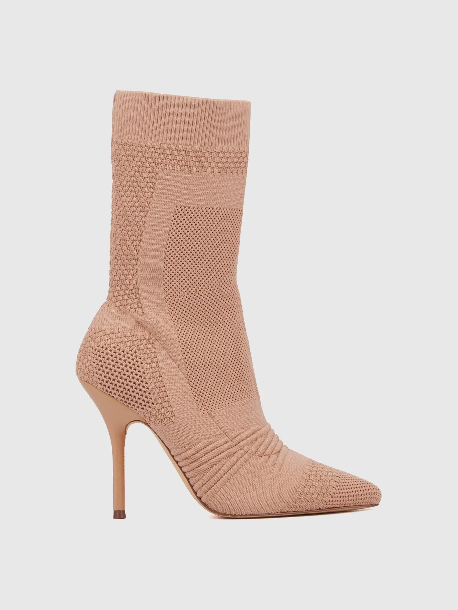 Pointed Toe Knit Bootie