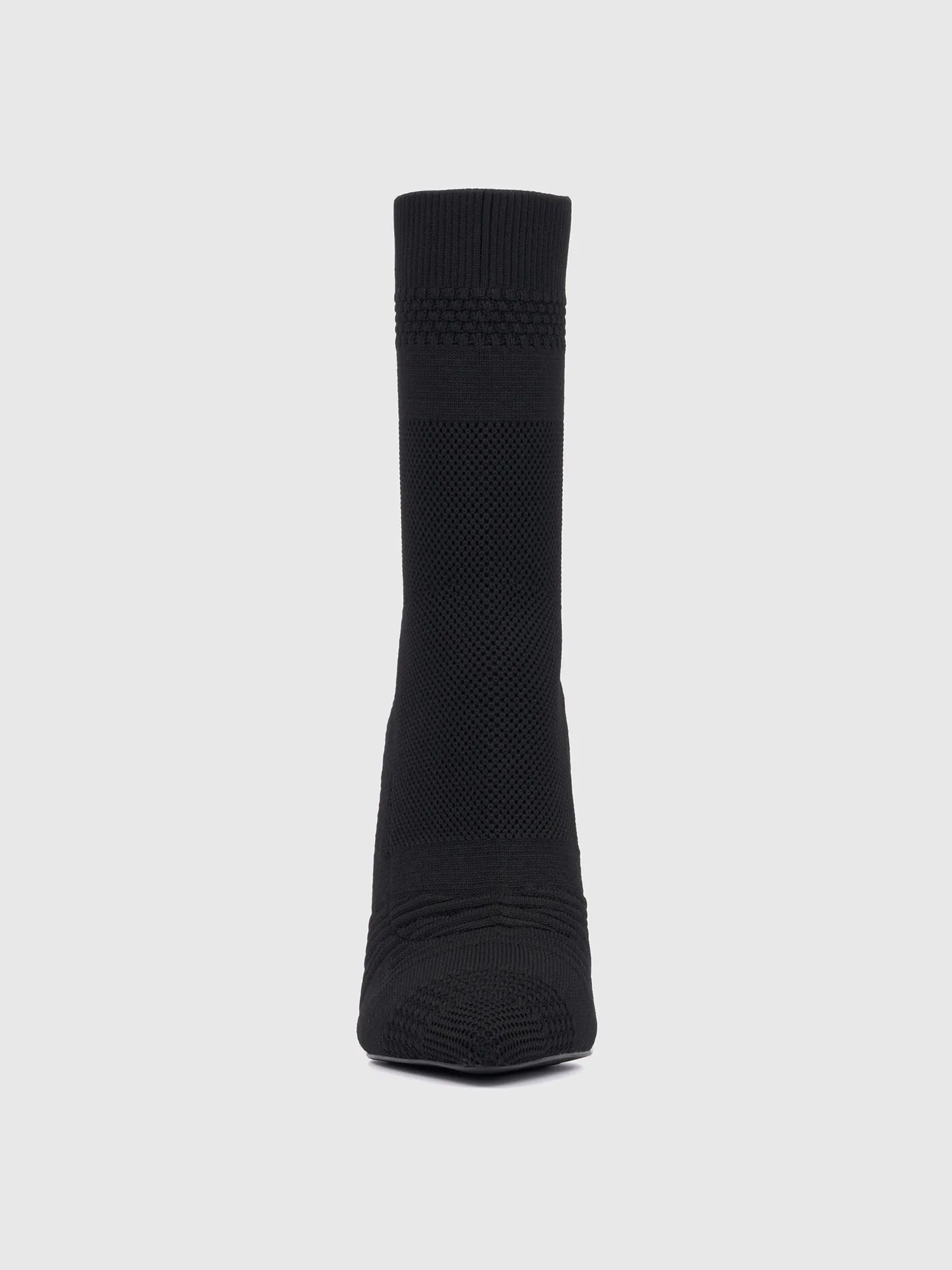 Pointed Toe Knit Bootie