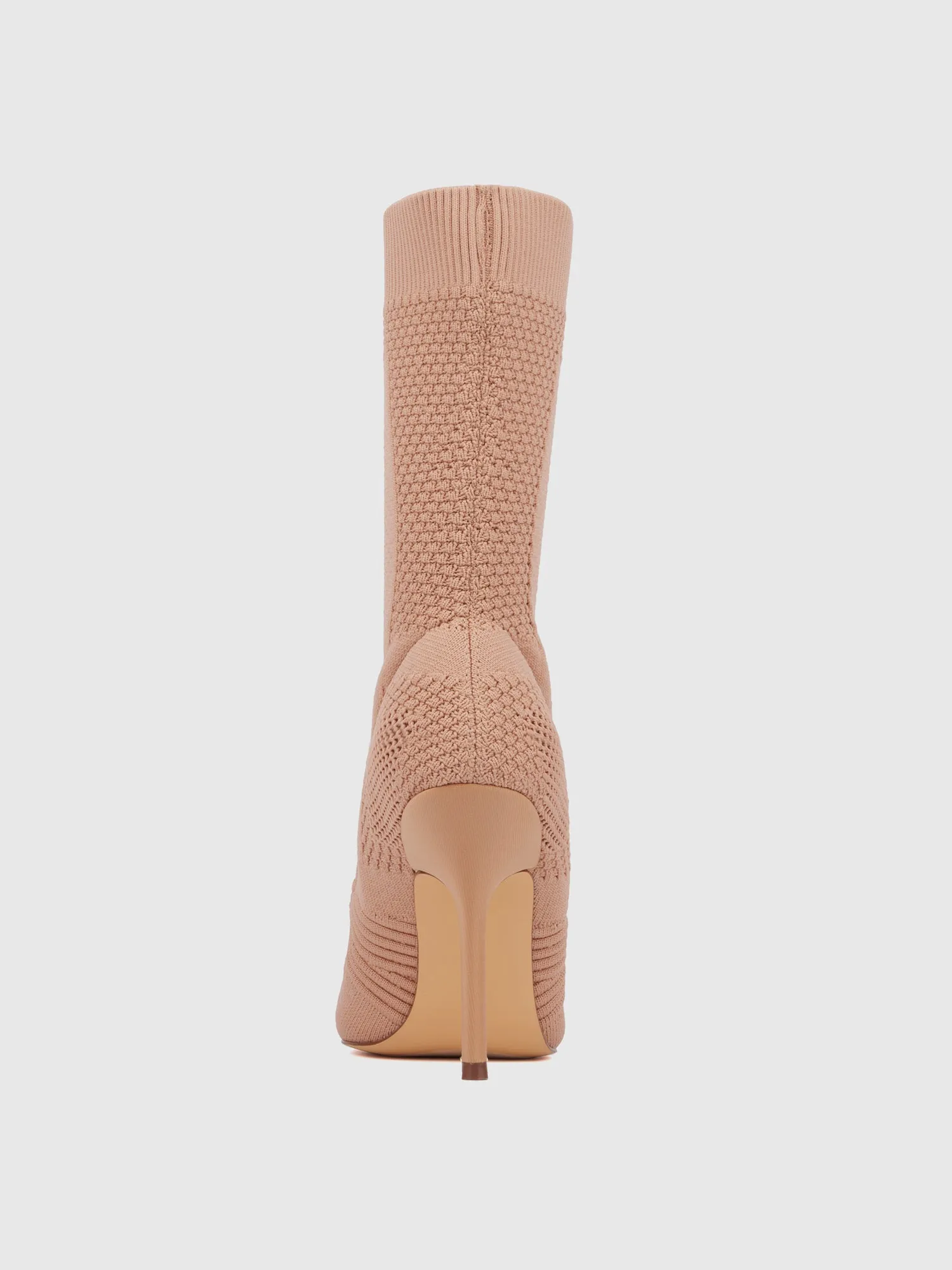 Pointed Toe Knit Bootie