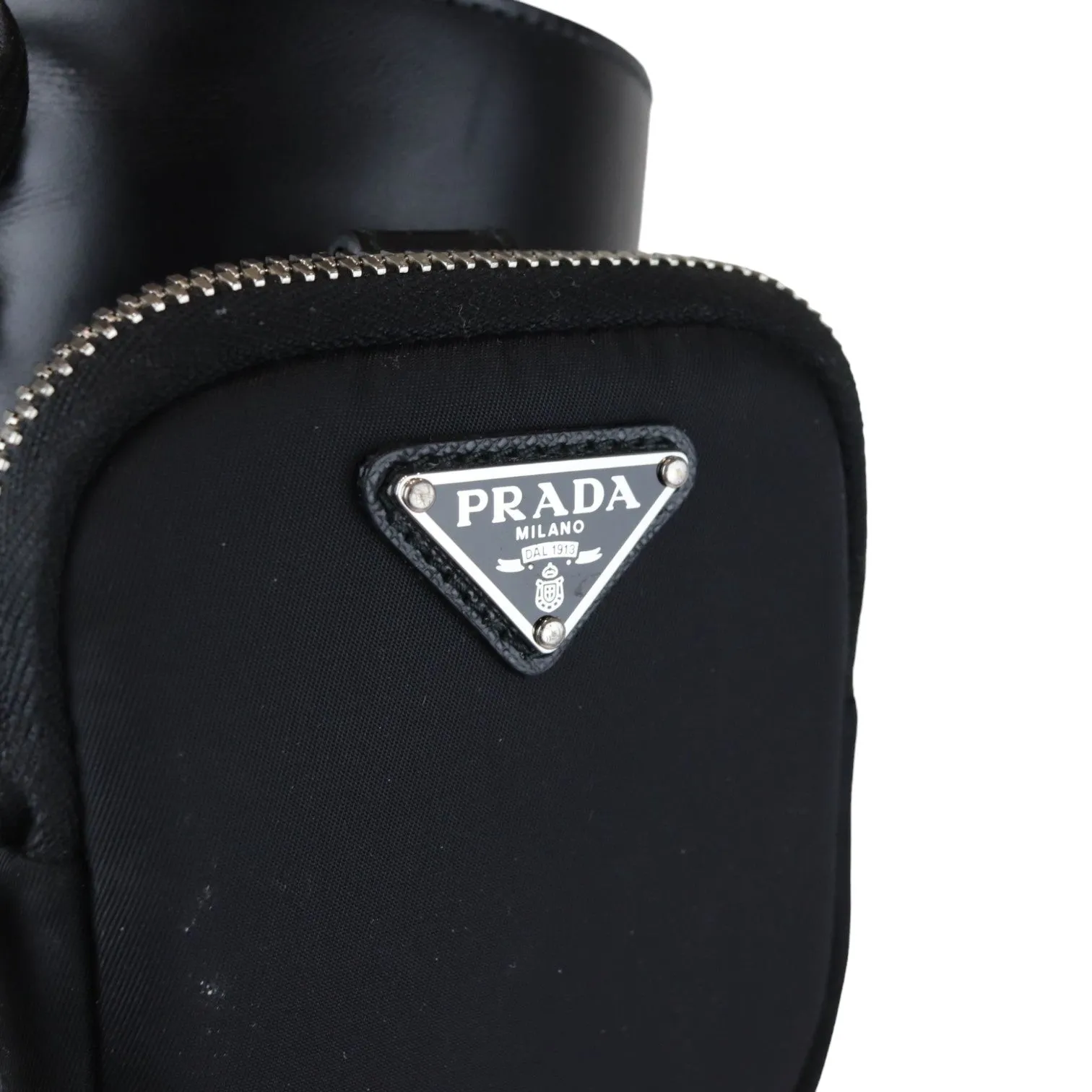 Pouch Pocket Tall Combat Boots Calfskin Black Size 38