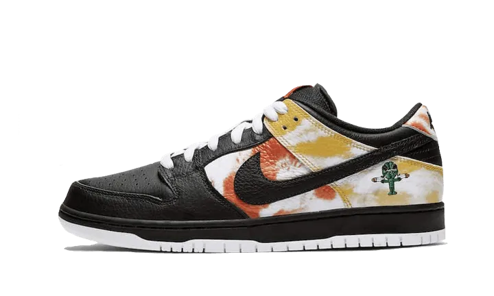 fixed - insole - feature shoes pre - workout SB Dunk Low Raygun Tie Dye Home