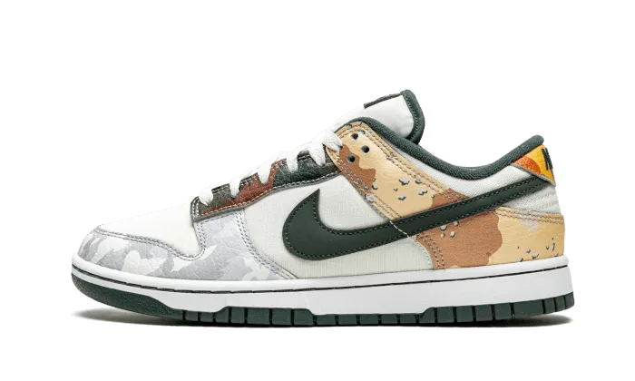 Dunk Low SE Sail Multi-Camo Contoured Footbed