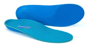 Powerstep Women's Pinnacle Breeze Insole, Blue, Men's 3-3.5 5-5.5