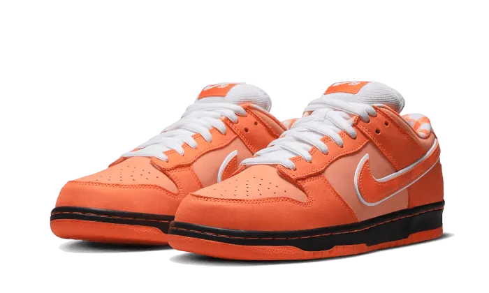 SB Dunk Low Concepts Orange Lobster Running Economy