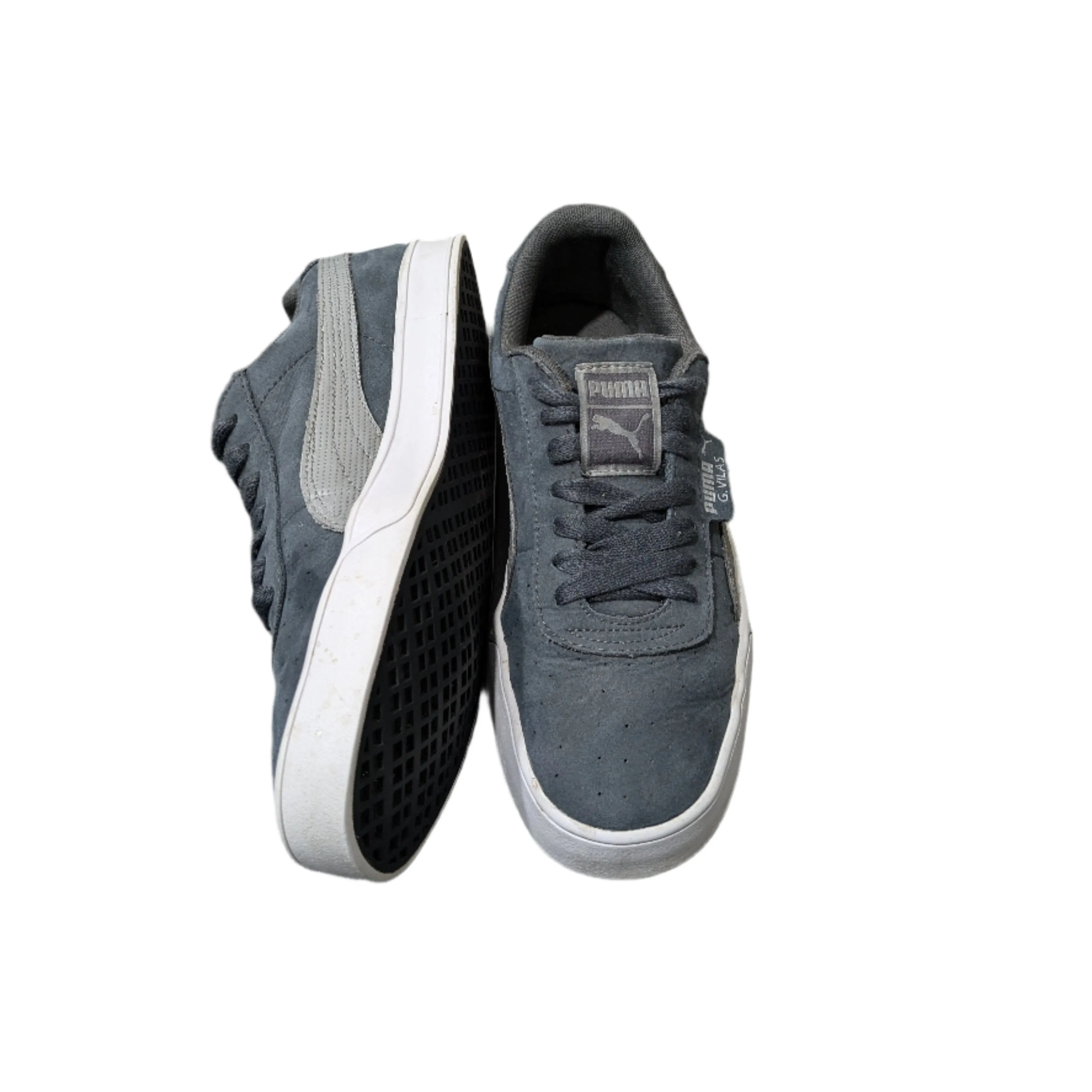 Puma Men's Brasil Suede Trainers - Steel Grey