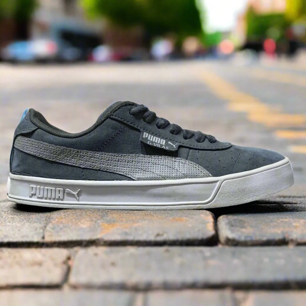 Puma Men's Brasil Suede Trainers - Steel Grey