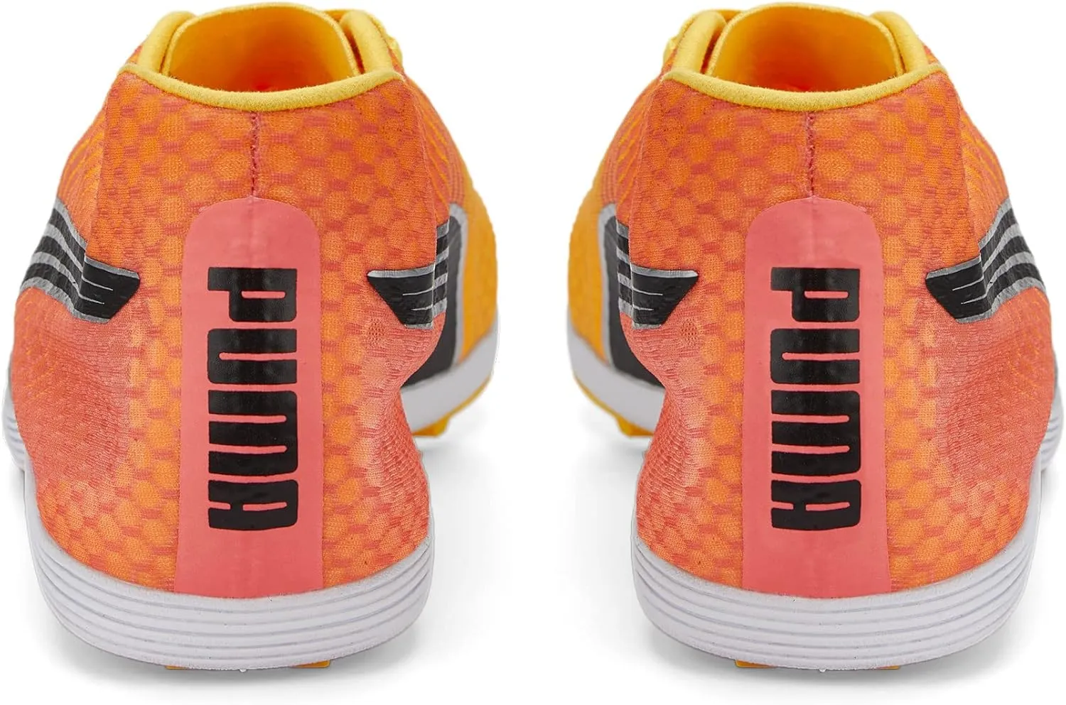 PUMA Men's Evospeed Crossfox Track and Field Shoes, Sun Stream-Sunset Glow-Black, 11