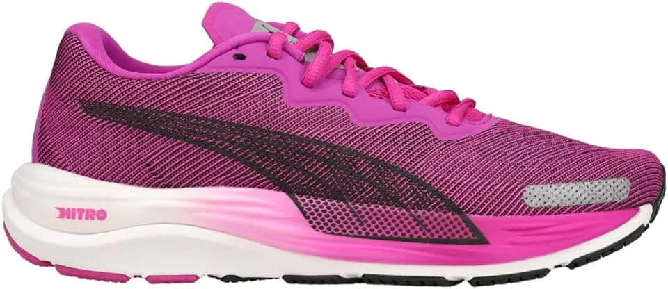 PUMA Womens Velocity Nitro 2 Lace Up Running Sneakers Shoes - Pink - Size 7.5 M