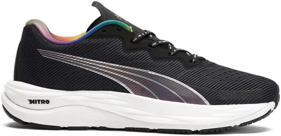 Puma Womens Velocity Nitro 2 Out Running Sneakers Shoes - Black - Size 8 M, 37707201