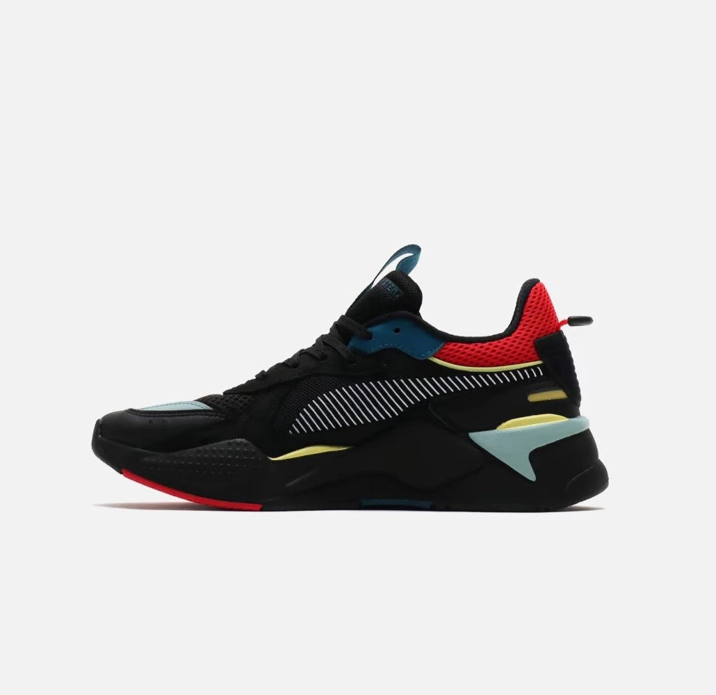 Puma Boys RS,X HD2, Black and Ribbon Red Casual Day