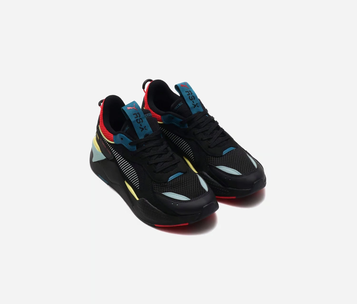 Puma Boys RS,X HD2, Black and Ribbon Red Stylish Appeal