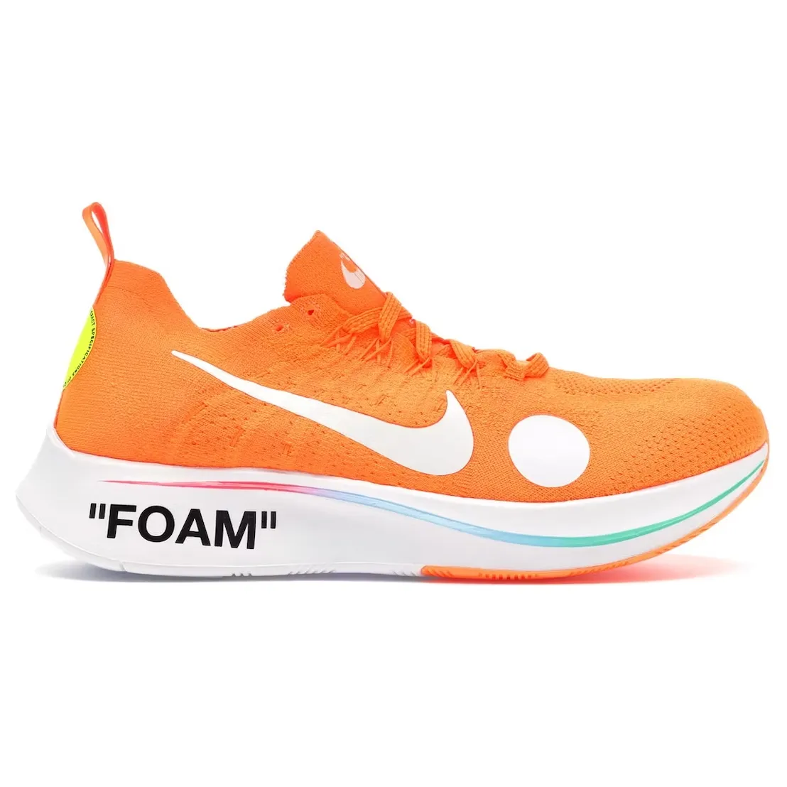 Ultra Flexibility Nike Zoom Fly Mercurial Off-White Total Orange