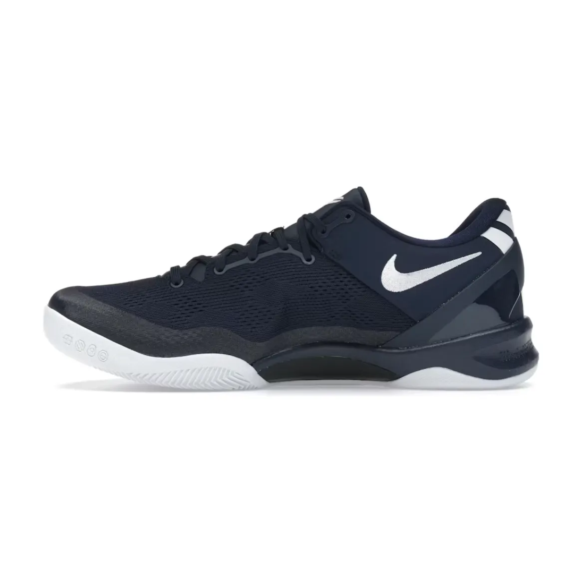 straight - away track running shoes stretchy - material - flexibility shoes Nike Kobe 8 Protro College Navy