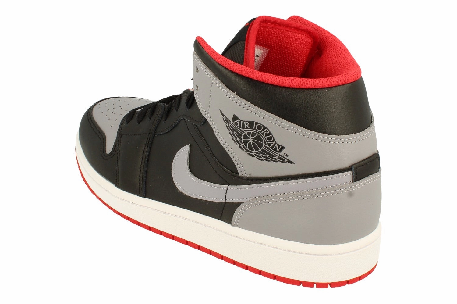Nike Air Jordan 1 Mid Mens Trainers Dq8426 006 Reinforced Stitching Flexible Midsole Shank