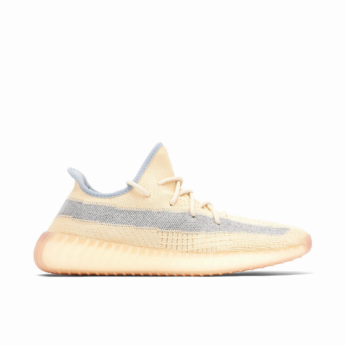 Leather Upper Punch Step Adidas Yeezy Boost 350 V2 Linen