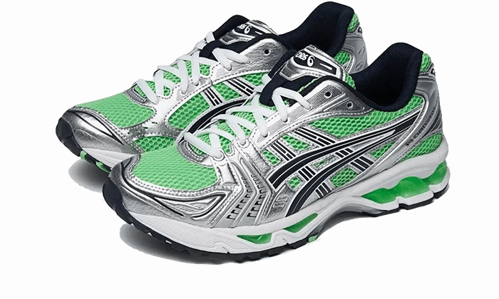 Dry Surface Running scratch - resistant - finish shoes Gel-Kayano 14 Bright Lime Midnight