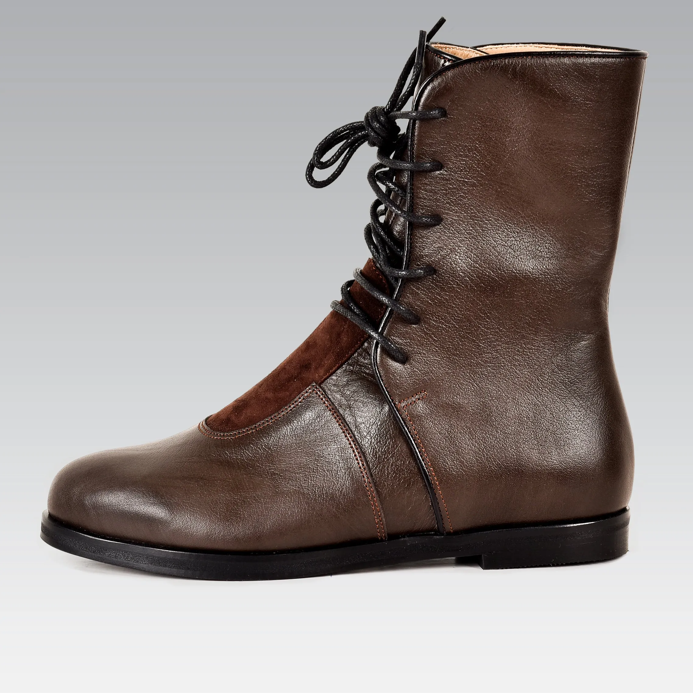 Rai Calf Boot | Chocolate Brown Calfskin Leather