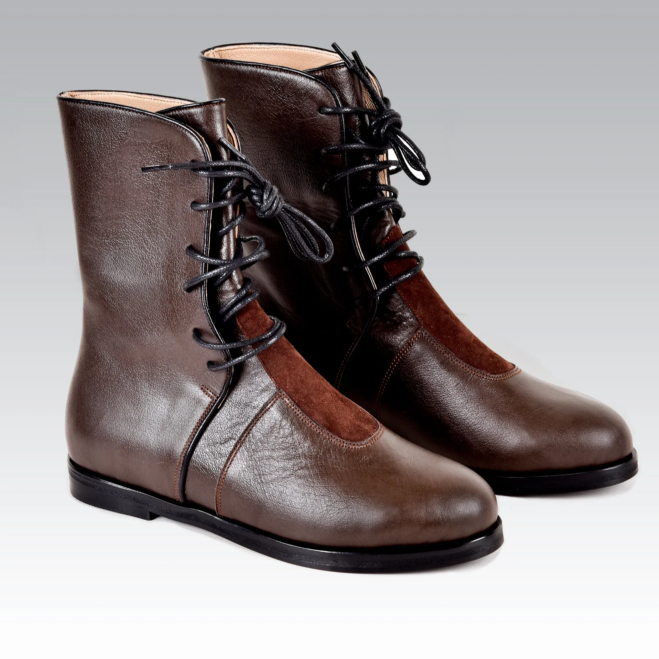 Rai Calf Boot | Chocolate Brown Calfskin Leather