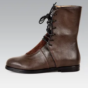 Rai Calf Boot | Chocolate Brown Calfskin Leather