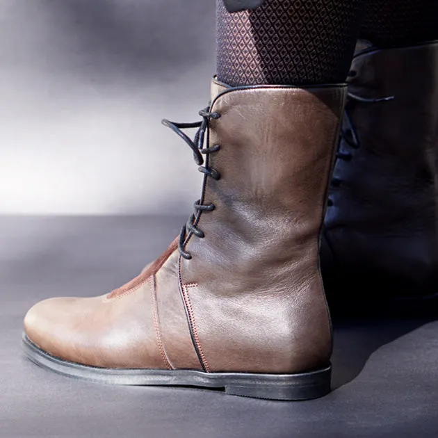Rai Calf Boot | Chocolate Brown Calfskin Leather