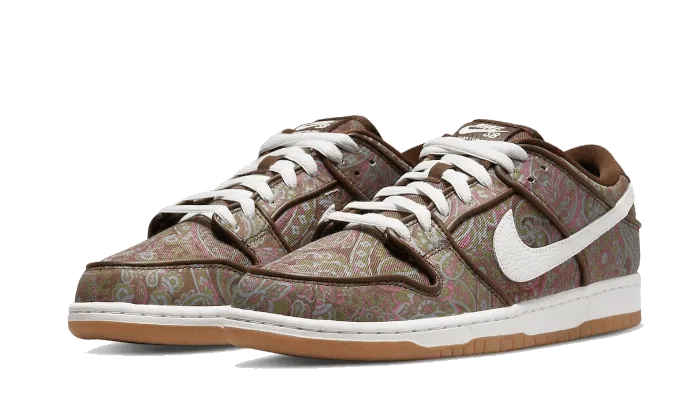 SB Dunk Low Paisley Brown Running training equipment