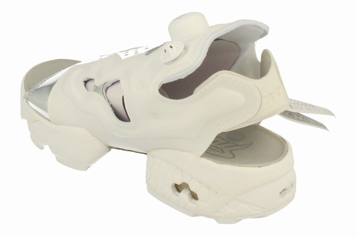lace - up running option moderate Reebok Instapump Fury Sandal Mag Womens