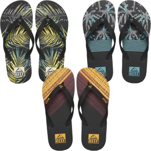 Reef Mens Seaside Prints Summer Flip Flops
