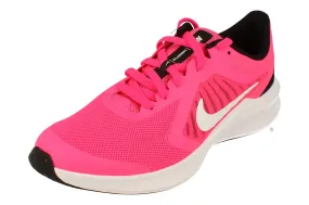 Nike Downshifter 10 GS Cj2066 601 thin - sole shoes running on soft surface