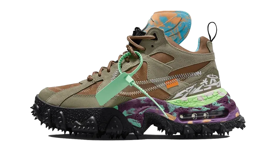 Nike Air Terra Forma Off-White Archaeo Brown Heel Lockdown System
