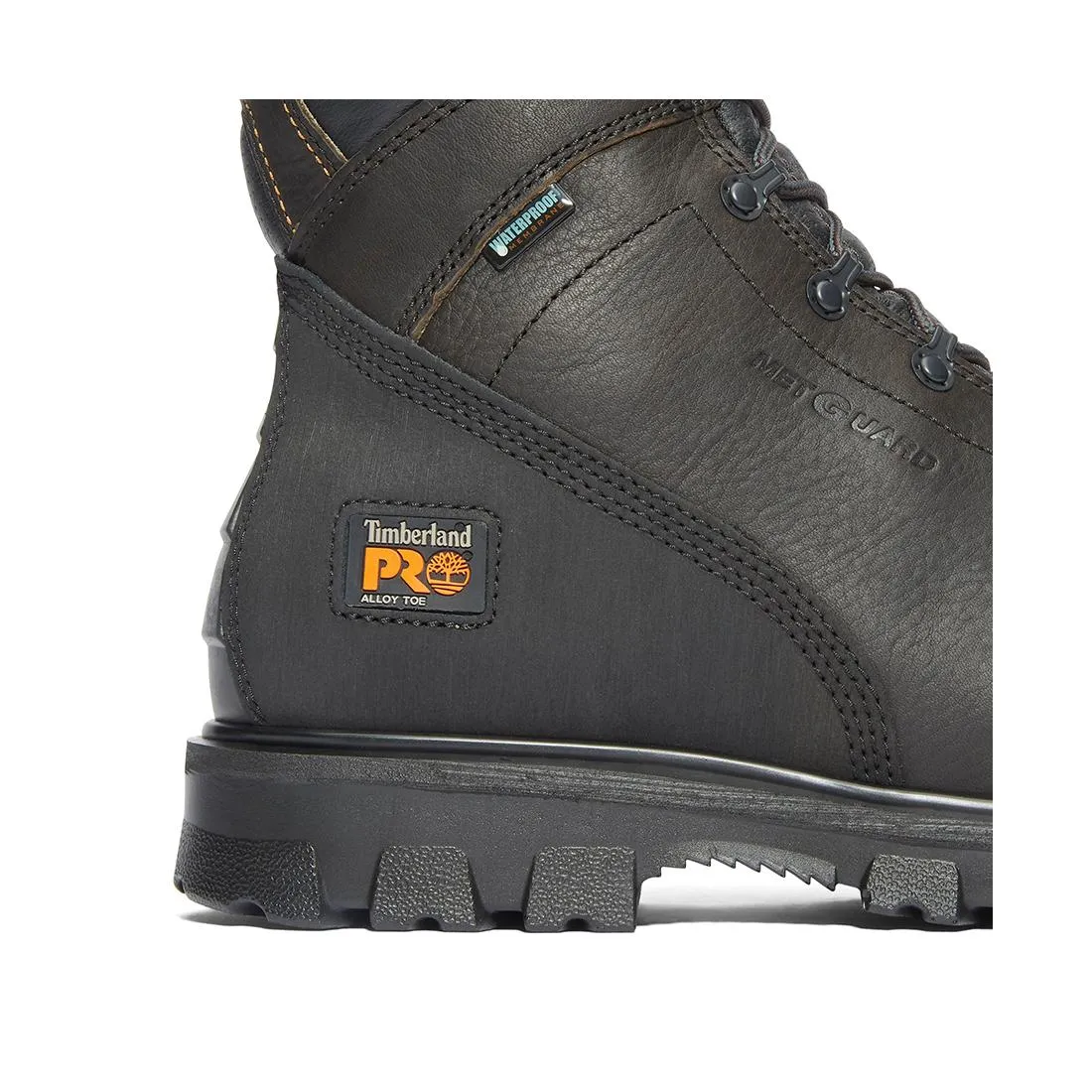 Rigmaster Img 8-Inch Waterproof Alloy-Toe Work Boot Brown