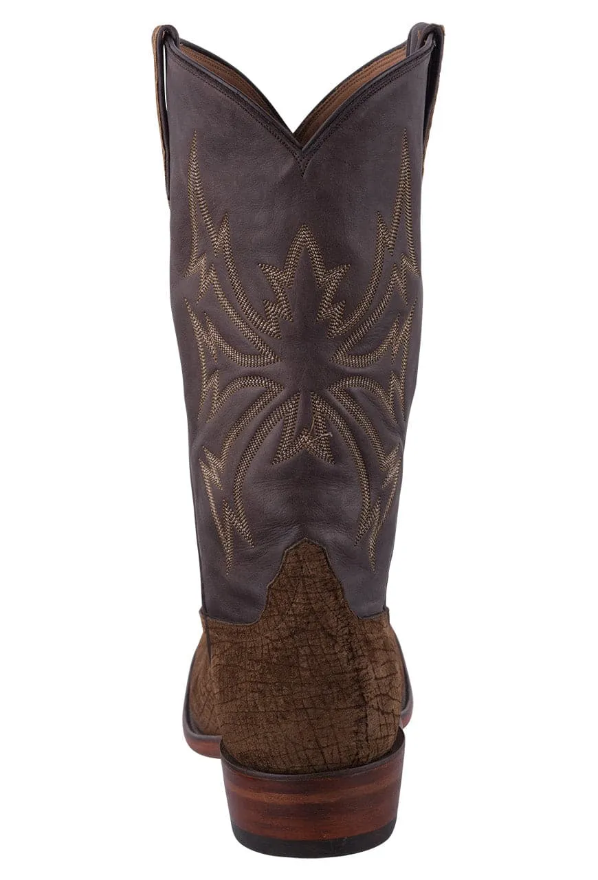Rios of Mercedes Men's Hippo Cowboy Boots - Tan & Chocolate