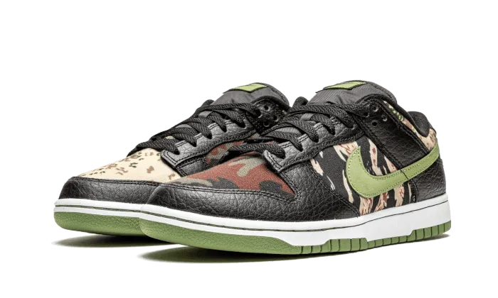 running shoes for sprinters running in mud shoes Dunk Low SE Black Multi-Camo (Crazy Camo)