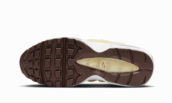 Stability Zone Airflow Mesh Panels Nike Air Max 95 Alabaster