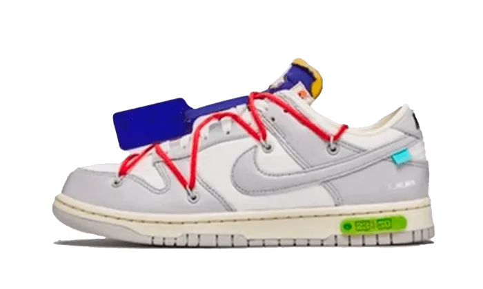 Adaptive Lacing System Non Slip Heel Grip Nike Dunk Low Off-White Lot 23
