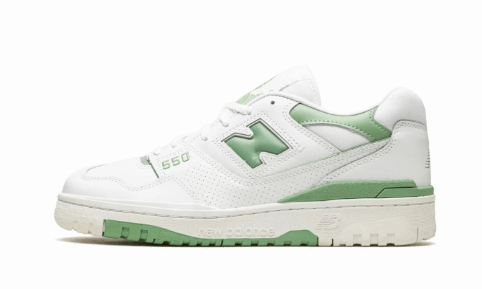 New Balance 550 White Mint Green Walk Strong