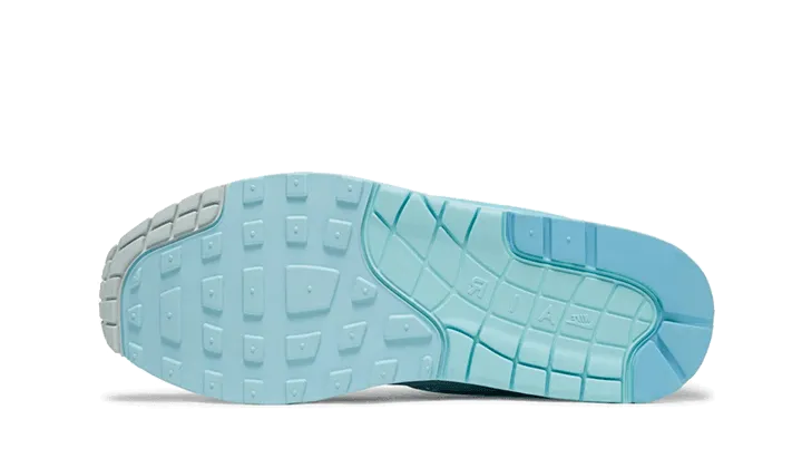 zipper closure shoes Air Max 1 Puerto Rico Blue Gale