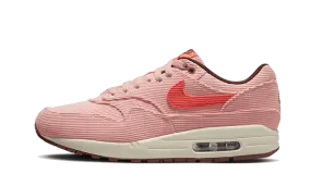 Mid Top Breathable Sole Air Max 1 PRM Corduroy Coral Stardust
