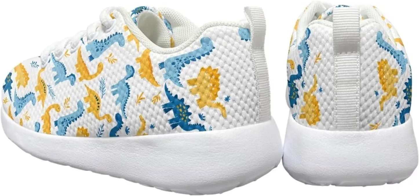 Running Shoes for Children Boys Girls Unisex Lightweight Athletic Tennis Gym Sneakers Breathable Sports Fitness Outdoor Indoor Shoes for Little Kid Size11.5-13/ Big Kids Size1-3
