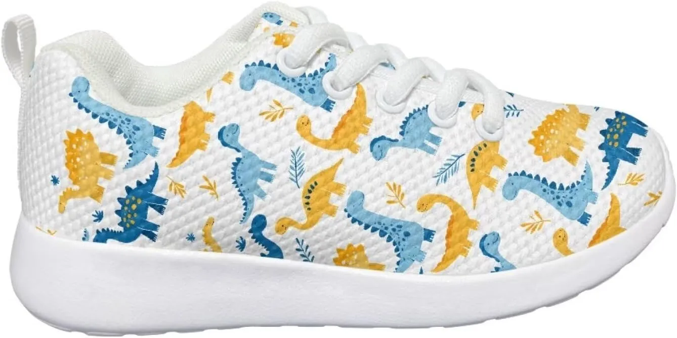 Running Shoes for Children Boys Girls Unisex Lightweight Athletic Tennis Gym Sneakers Breathable Sports Fitness Outdoor Indoor Shoes for Little Kid Size11.5-13/ Big Kids Size1-3