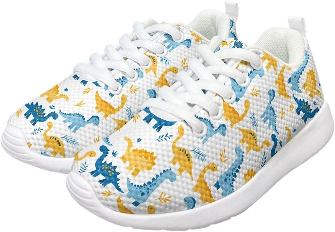 Running Shoes for Children Boys Girls Unisex Lightweight Athletic Tennis Gym Sneakers Breathable Sports Fitness Outdoor Indoor Shoes for Little Kid Size11.5-13/ Big Kids Size1-3
